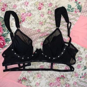 black lingerie